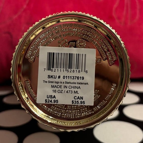 Starbucks Gold Studded Tumbler Fall Bling (16 oz - Grande) - Picture 3 of 3